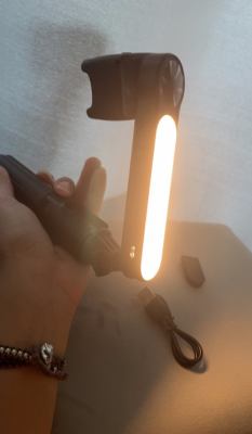 Selfie Stick With LED Light Tripod Telescopic Rod Handheld Gimbal Stabilizer photo review