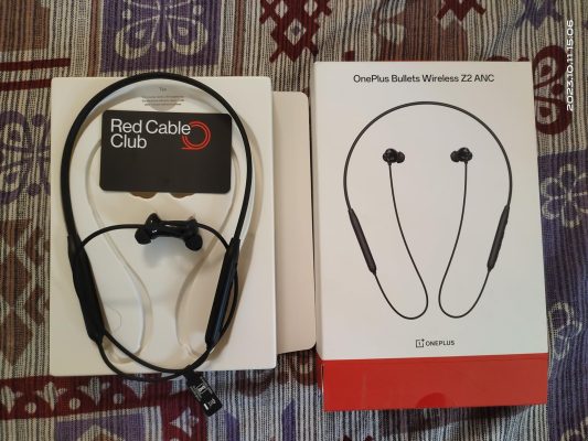 OnePlus Bullets Wireless Z2 ANC Mix Color photo review